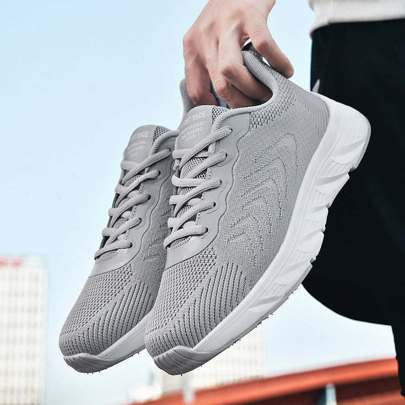 Breathable Mesh Trainers — Lightweight Casual Shoes